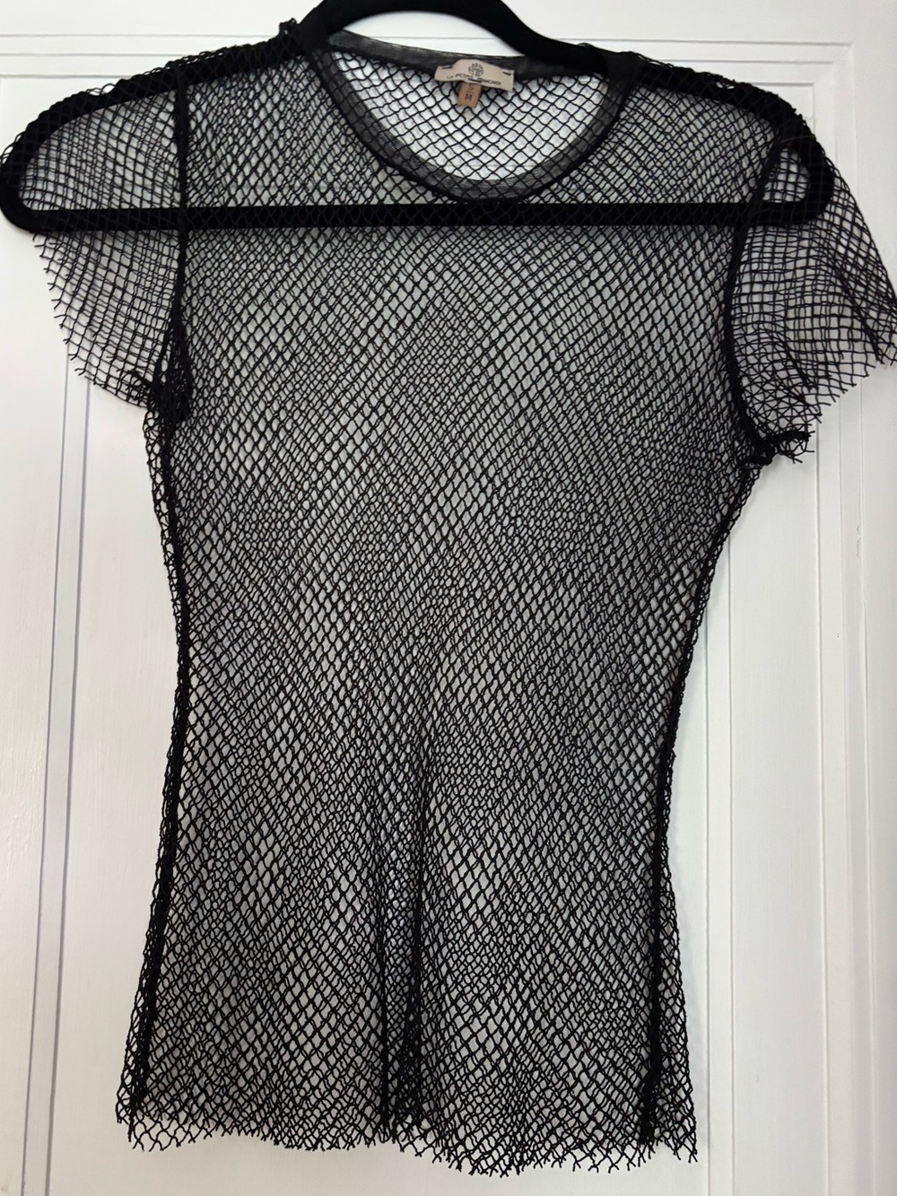 Black mesh Tshirt